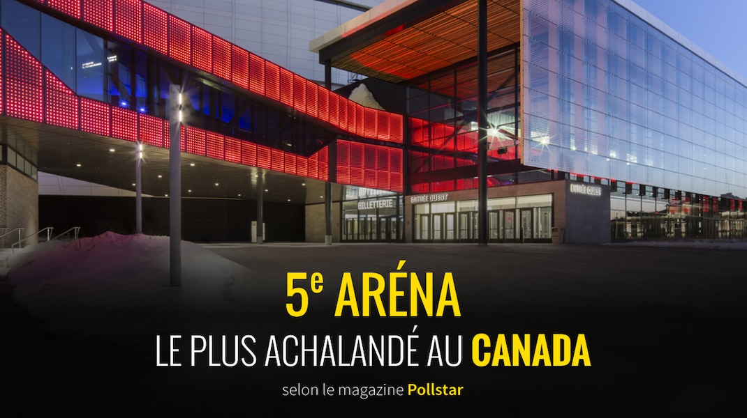 Videotron Centre ranked #5 in Canada by ticket sales