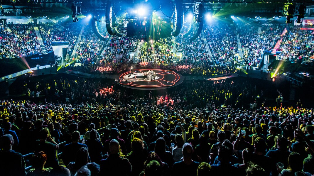 Le 2e spectacle du groupe britannique Muse a été présenté à guichets fermés, le 23 janvier dernier.
